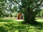 Glamping pod exterior Glamping pod exterior